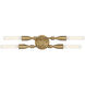 Louise 4 Light 16 inch Old Satin Brass Vanity Light Wall Light